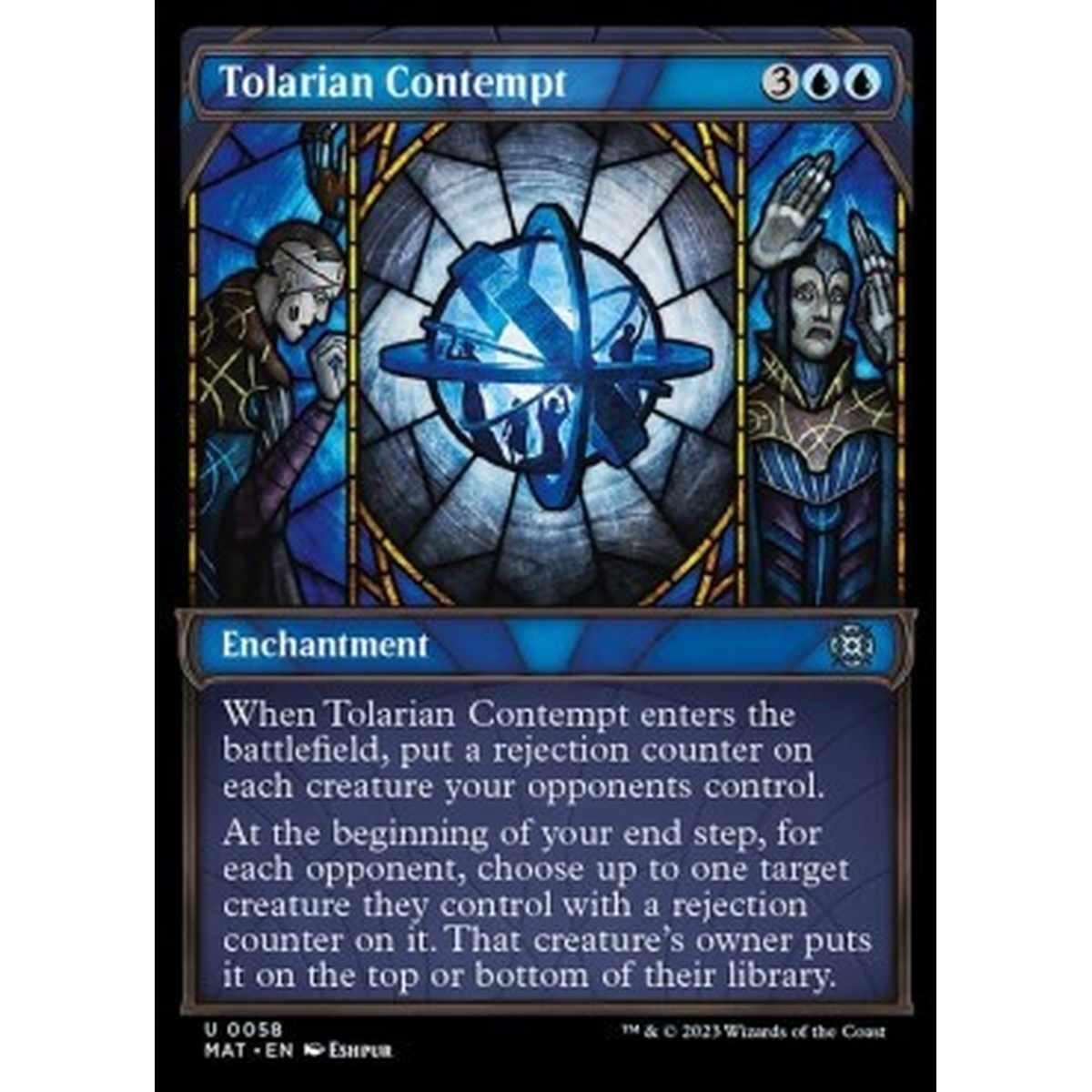 Tolarian Contempt (V.1) - Tolarian Contempt (V.1) - [XMAT] [NM] [Foil]