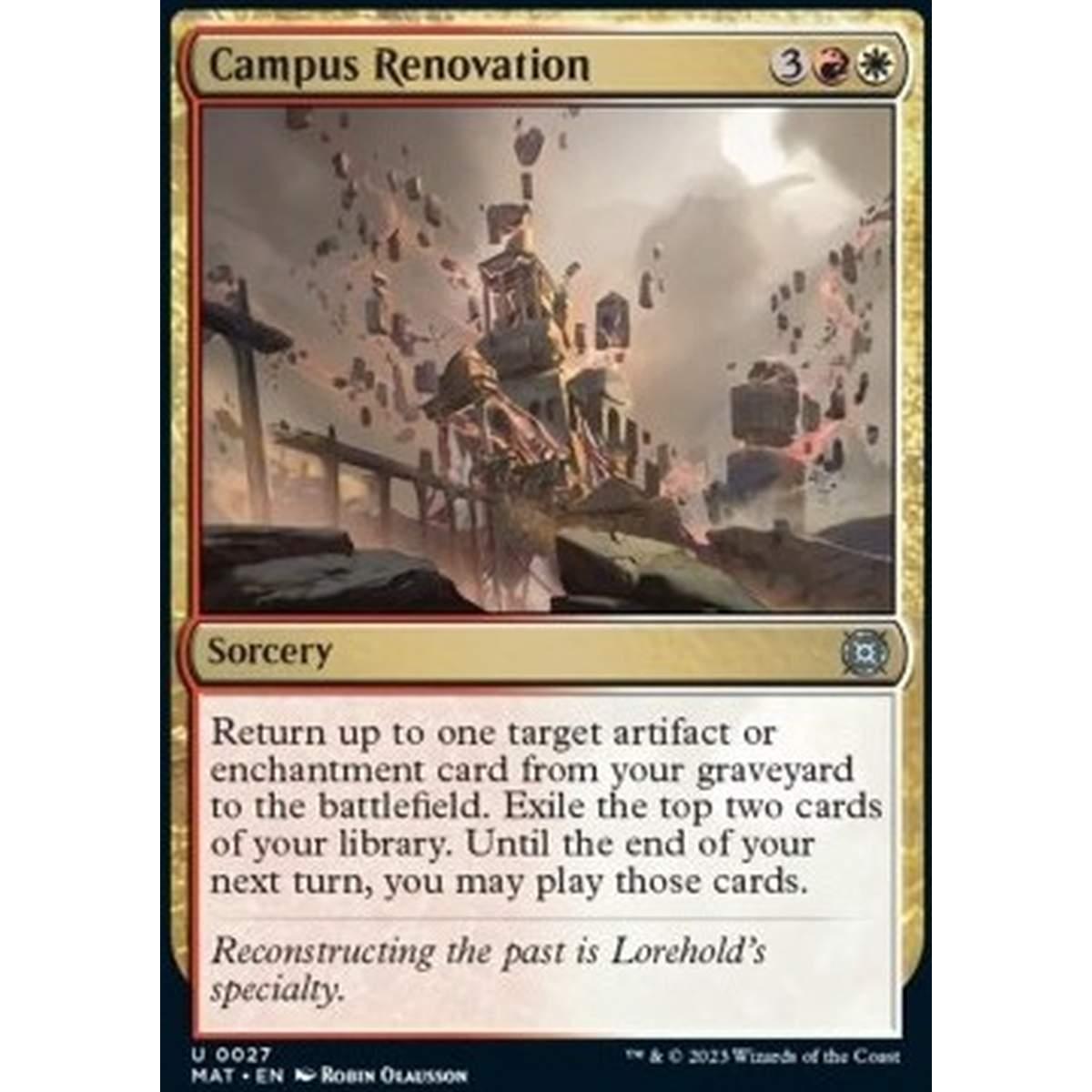 Campus Renovation - Campus Renovation - [MAT] [NM] [Foil]