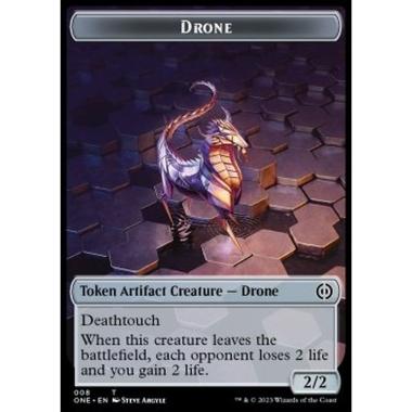 Drone Token (A 2/2) // Rebel Token (R 2/2) - Drone Token (A 2/2) // Rebel Token (R 2/2) - [XONE] [NM] [Foil]