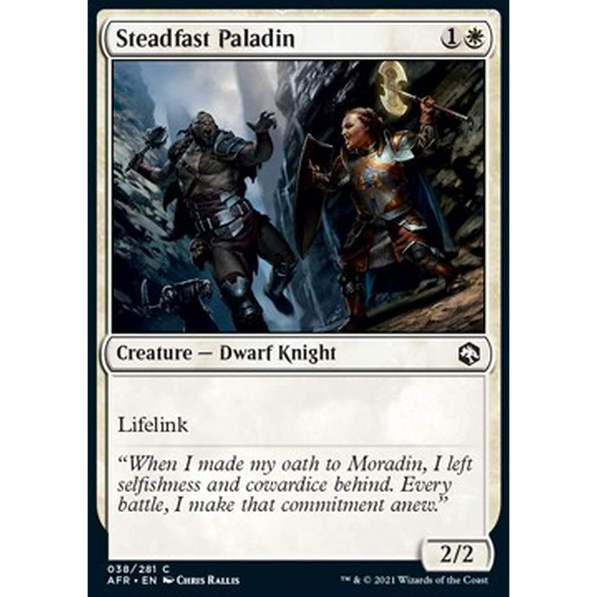Steadfast Paladin - Paladina Risoluta - [AFR] [NM]