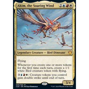 Akim, the Soaring Wind - Akim, il Vento Aleggiante - [C20] [NM] [Foil]