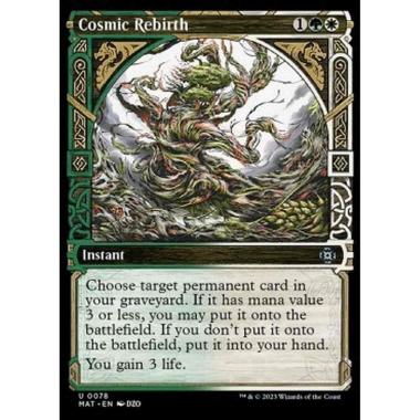 Cosmic Rebirth (V.1) - Cosmic Rebirth (V.1) - [XMAT] [NM] [Foil]