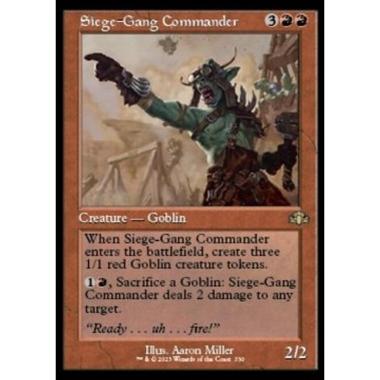 Siege-Gang Commander (V.1) - Siege-Gang Commander (V.1) - [XDMR] [NM]