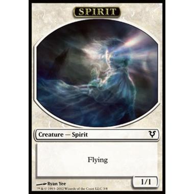 Spirit Token (White 1/1) - Spirit Token (White 1/1) - [AVR] [NM]