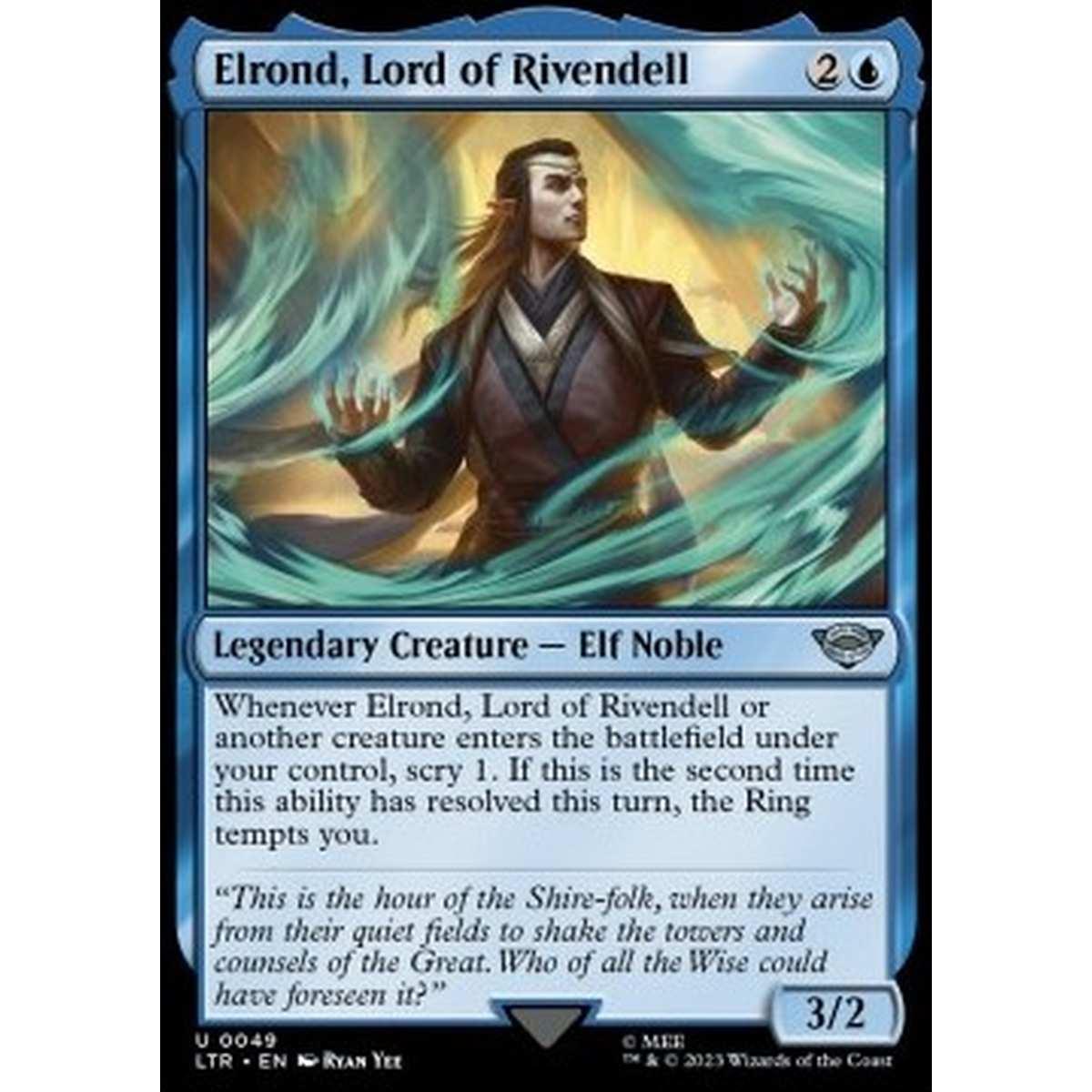 Elrond, Lord of Rivendell - Elrond, Lord of Rivendell - [LTR] [NM] [Foil]