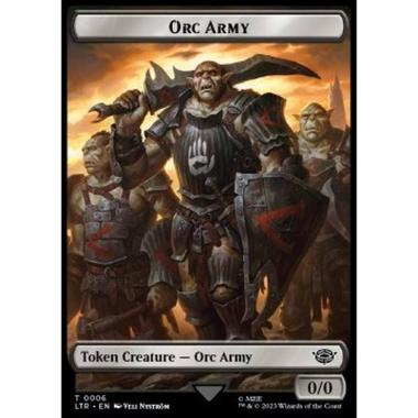 Orc Army Token (B 0/0) // Food Token (V.4) - Orc Army Token (B 0/0) // Food Token (V.4) - [XLTR] [NM] [Foil]