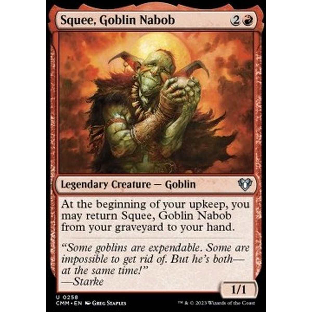 Squee, Goblin Nabob - Squee, Goblin Nabob - [CMM] [NM]