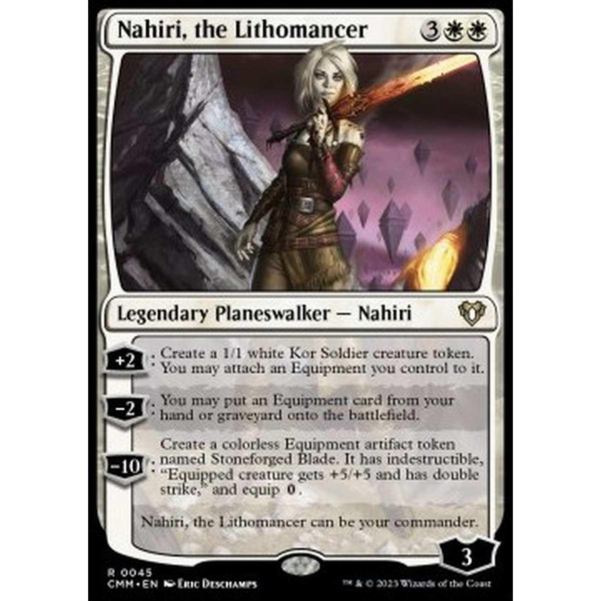 Nahiri, the Lithomancer - Nahiri, the Lithomancer - [CMM] [NM]