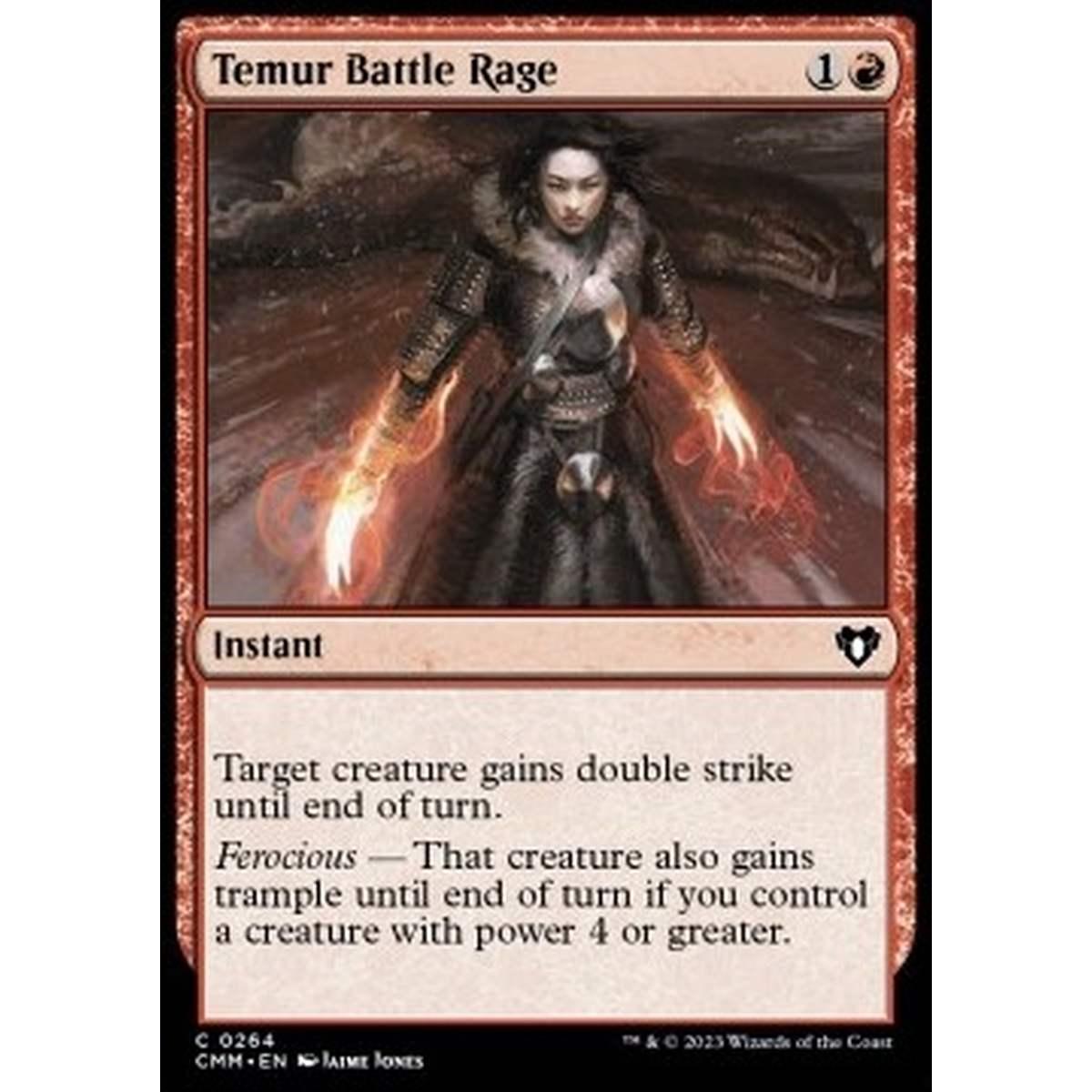 Temur Battle Rage - Temur Battle Rage - [CMM] [NM] [Foil]