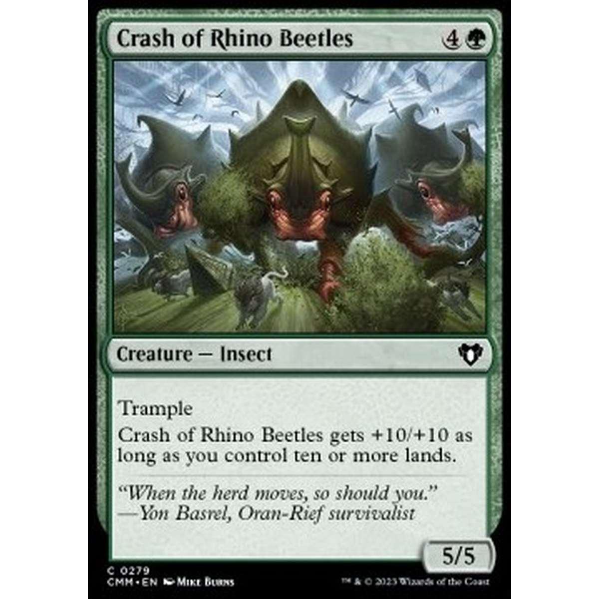 Crash of Rhino Beetles - Crash of Rhino Beetles - [CMM] [NM] [Foil]