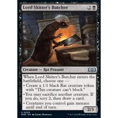 Lord Skitter's Butcher - Lord Skitter's Butcher - [WOE] [NM] [Foil]
