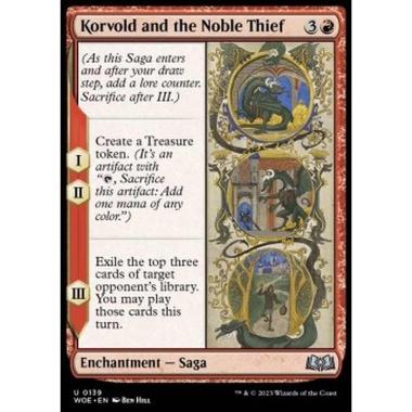 Korvold and the Noble Thief - Korvold and the Noble Thief - [WOE] [NM] [Foil]