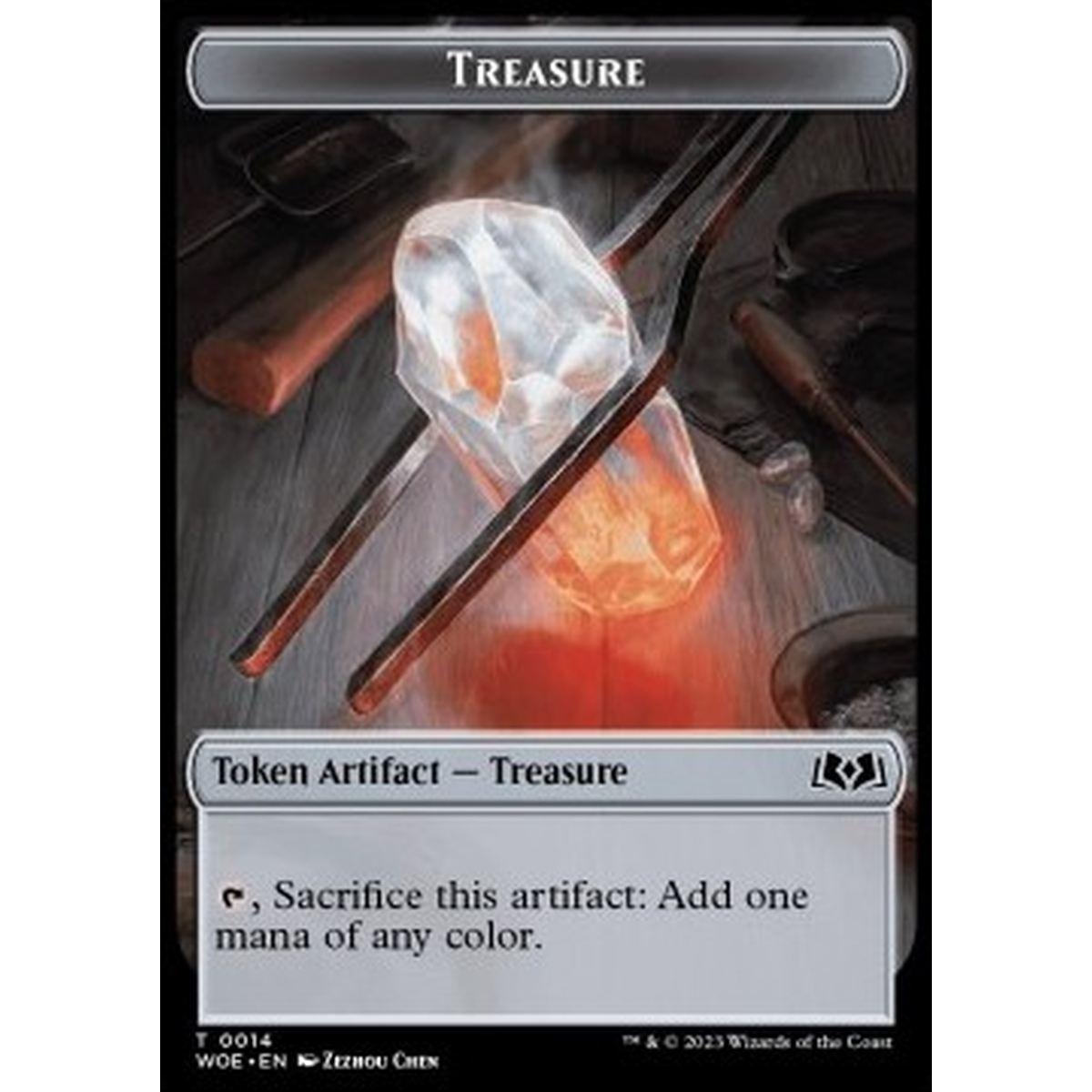 Treasure Token // Food Token (V.4) - Treasure Token // Food Token (V.4) - [XWOE] [NM] [Foil]