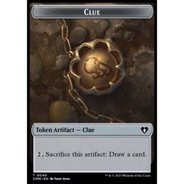 Clue Token // Daretti, Scrap Savant Emblem - Clue Token // Daretti, Scrap Savant Emblem - [XCMM] [NM]