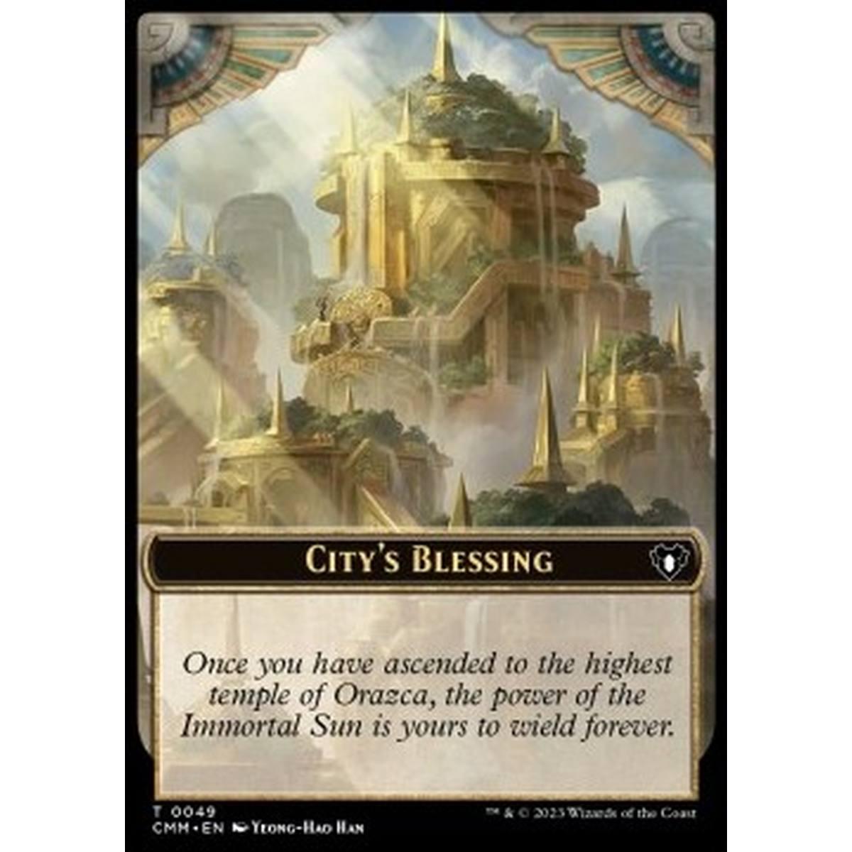 City's Blessing Token // Assassin Token (B 1/1 Deathtouch, haste) - City's Blessing Token // Assassin Token (B 1/1 Deathtouch, haste) - [XCMM] [NM]