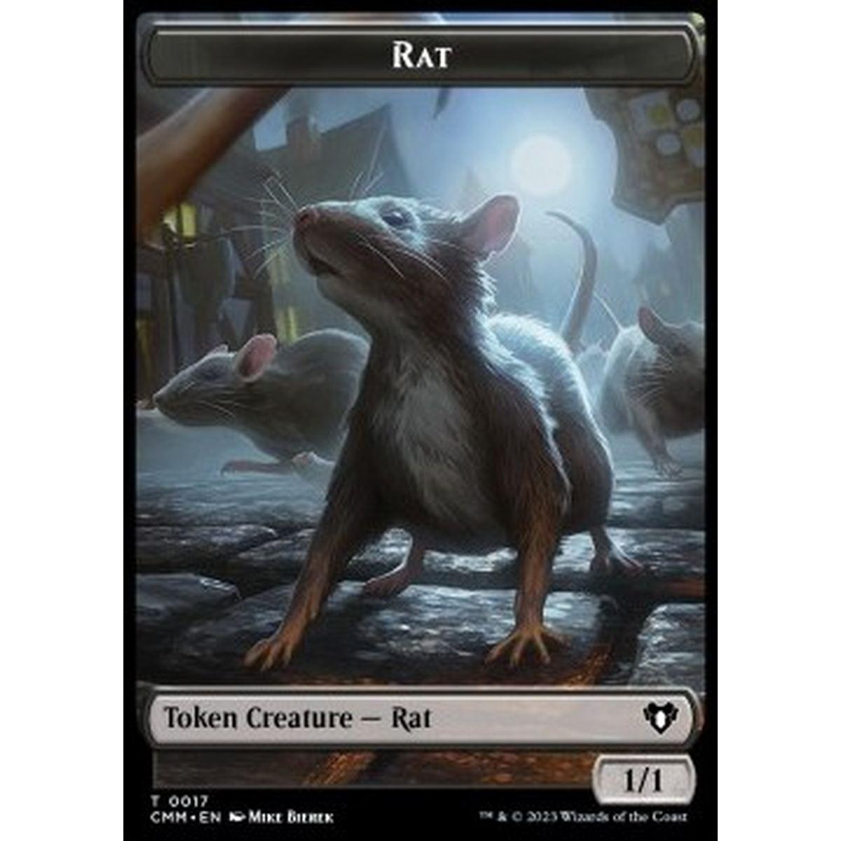 Rat Token (B 1/1) // The Monarch - Rat Token (B 1/1) // The Monarch - [XCMM] [NM]