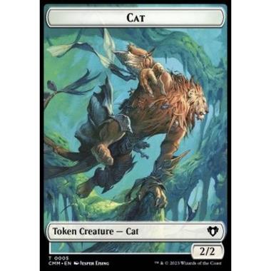 Cat Token (W 2/2) / Zombie Token (B 2/2) - Cat Token (W 2/2) / Zombie Token (B 2/2) - [XCMM] [NM]