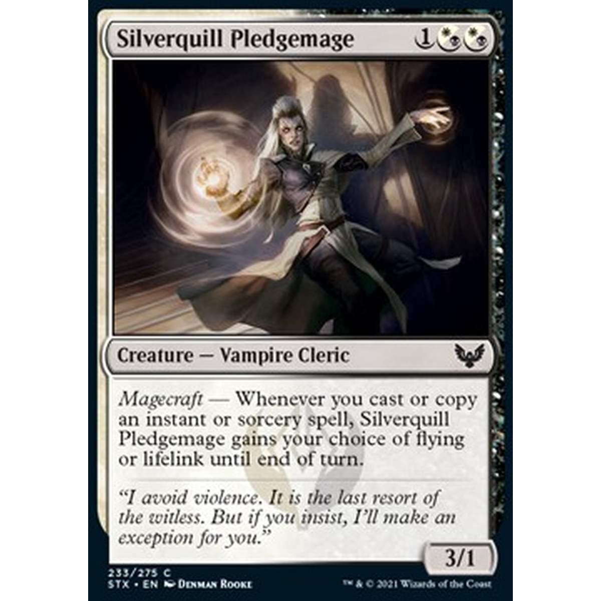 Silverquill Pledgemage - Maga Iniziata di Pennargento - [STX] [NM]