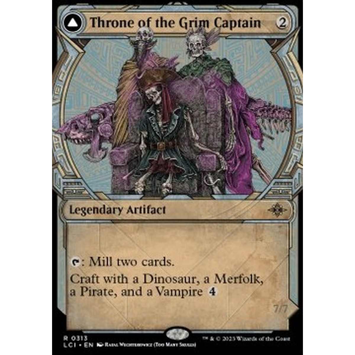 Throne of the Grim Captain // The Grim Captain - Throne of the Grim Captain // The Grim Captain - [XLCI] [NM]