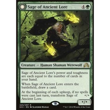 Sage of Ancient Lore / Werewolf of Ancient Hunger - Saggia delle Tradizioni Ataviche // Mannara dalla Fame Atavica - [SOI] [NM]