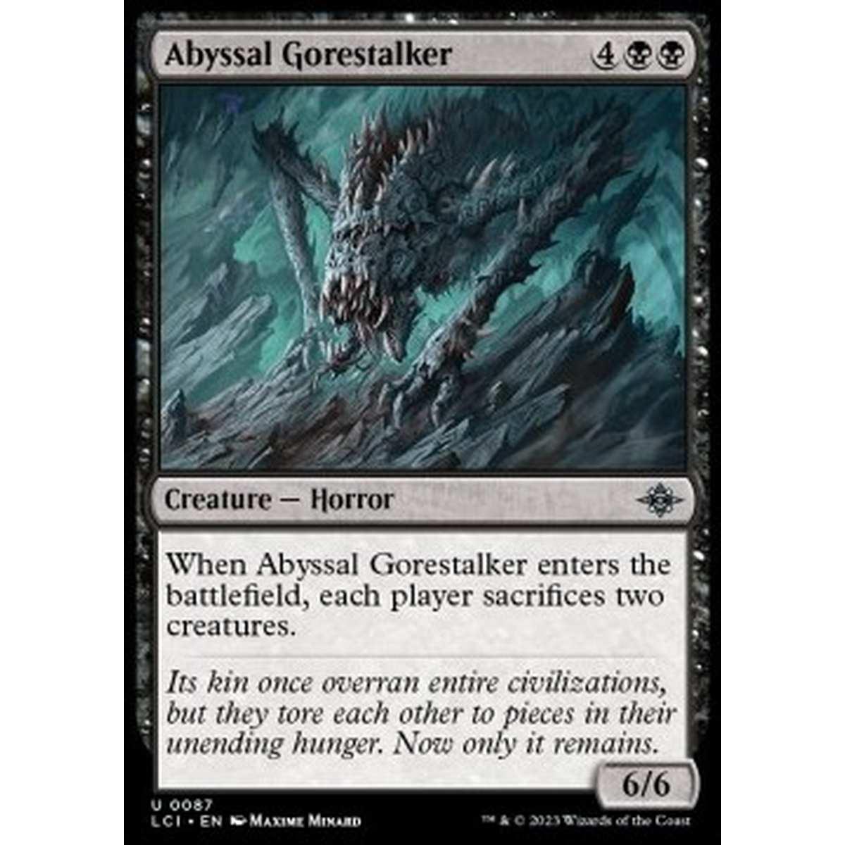 Abyssal Gorestalker - Abyssal Gorestalker - [LCI] [NM] [Foil]