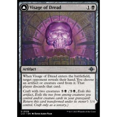 Visage of Dread // Dread Osseosaur - Visage of Dread // Dread Osseosaur - [LCI] [NM] [Foil]
