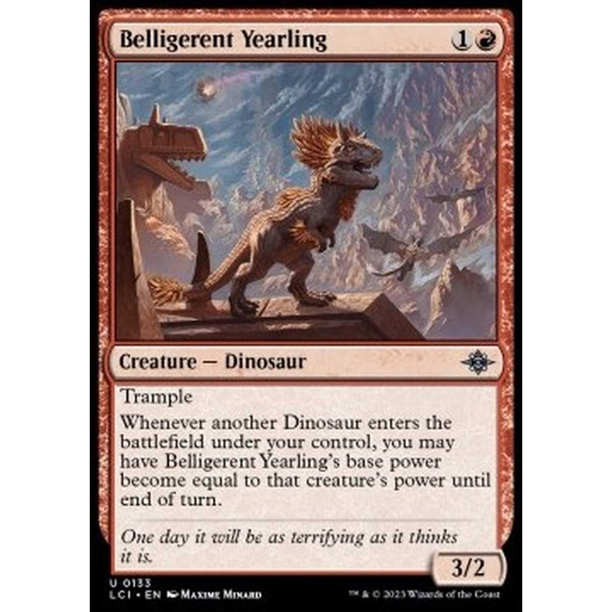 Belligerent Yearling - Belligerent Yearling - [LCI] [NM] [Foil]