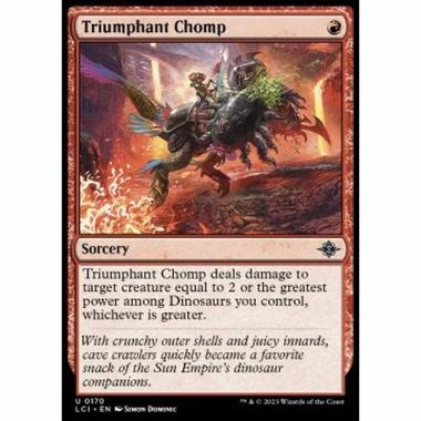 Triumphant Chomp - Triumphant Chomp - [LCI] [NM] [Foil]