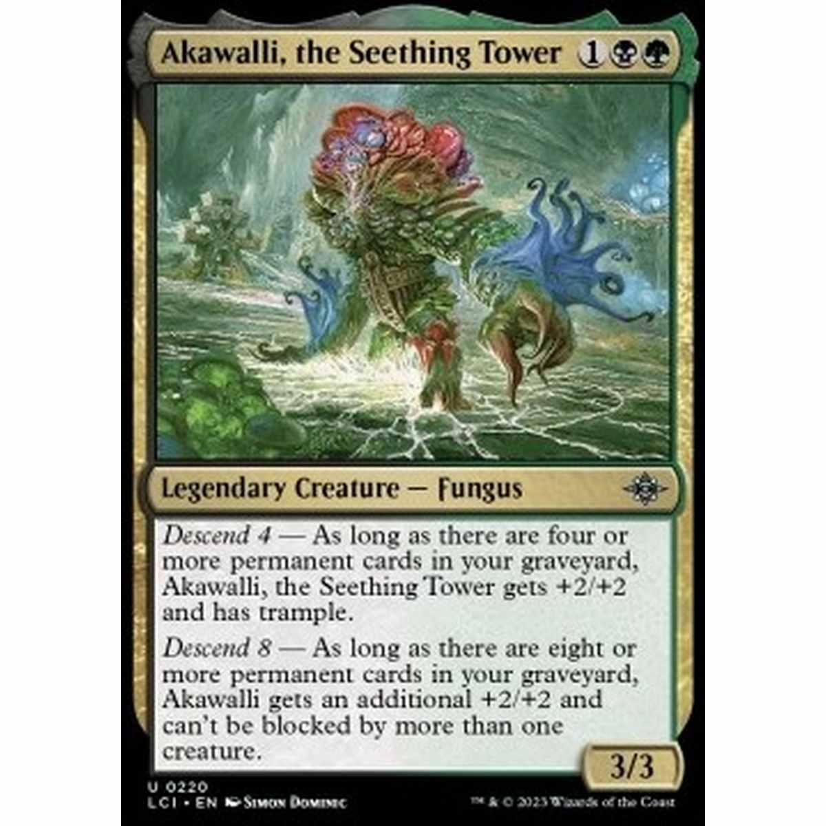 Akawalli, the Seething Tower - Akawalli, the Seething Tower - [LCI] [NM] [Foil]