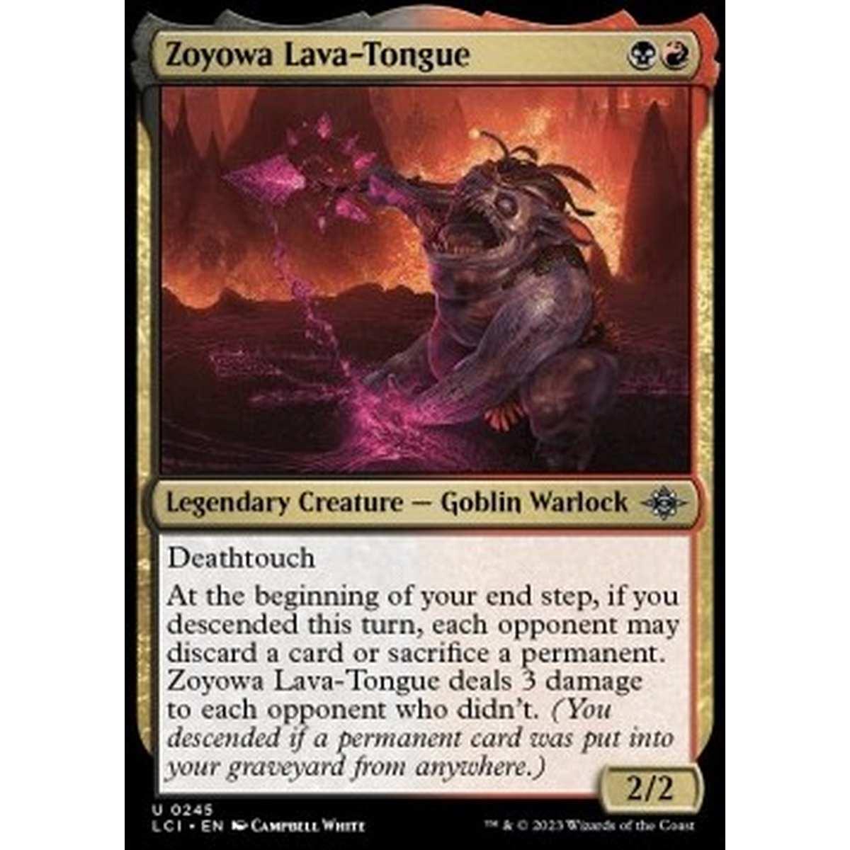 Zoyowa Lava-Tongue - Zoyowa Lava-Tongue - [LCI] [NM] [Foil]