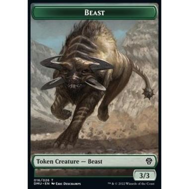 Beast Token (G 3/3) // Saproling Token (G 1/1) - Beast Token (G 3/3) // Saproling Token (G 1/1) - [XDMU] [NM] [Foil]