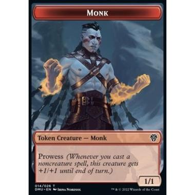 Monk Token (R 1/1) // Soldier Token (W 1/1) - Monk Token (R 1/1) // Soldier Token (W 1/1) - [XDMU] [NM] [Foil]