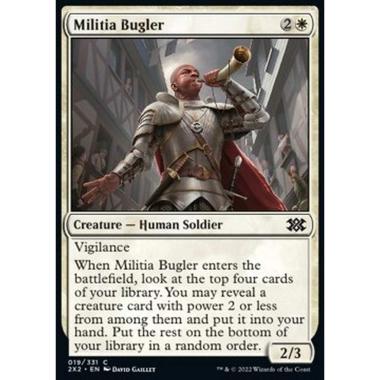 Militia Bugler - Militia Bugler - [2X2] [NM] [Foil]