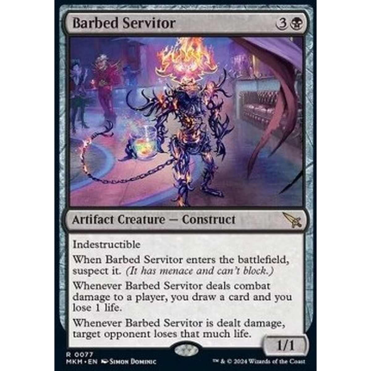 Barbed Servitor - Barbed Servitor - [MKM] [NM]