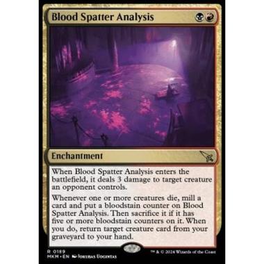 Blood Spatter Analysis - Blood Spatter Analysis - [MKM] [NM]