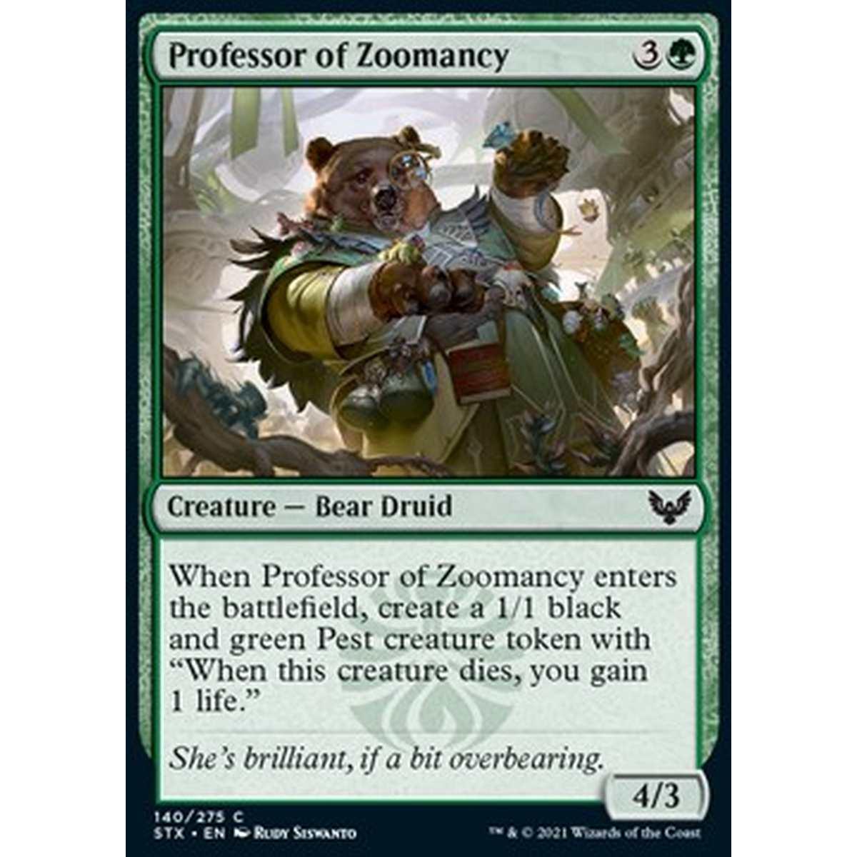 Professor of Zoomancy - Professoressa di Zoomanzia - [STX] [NM]