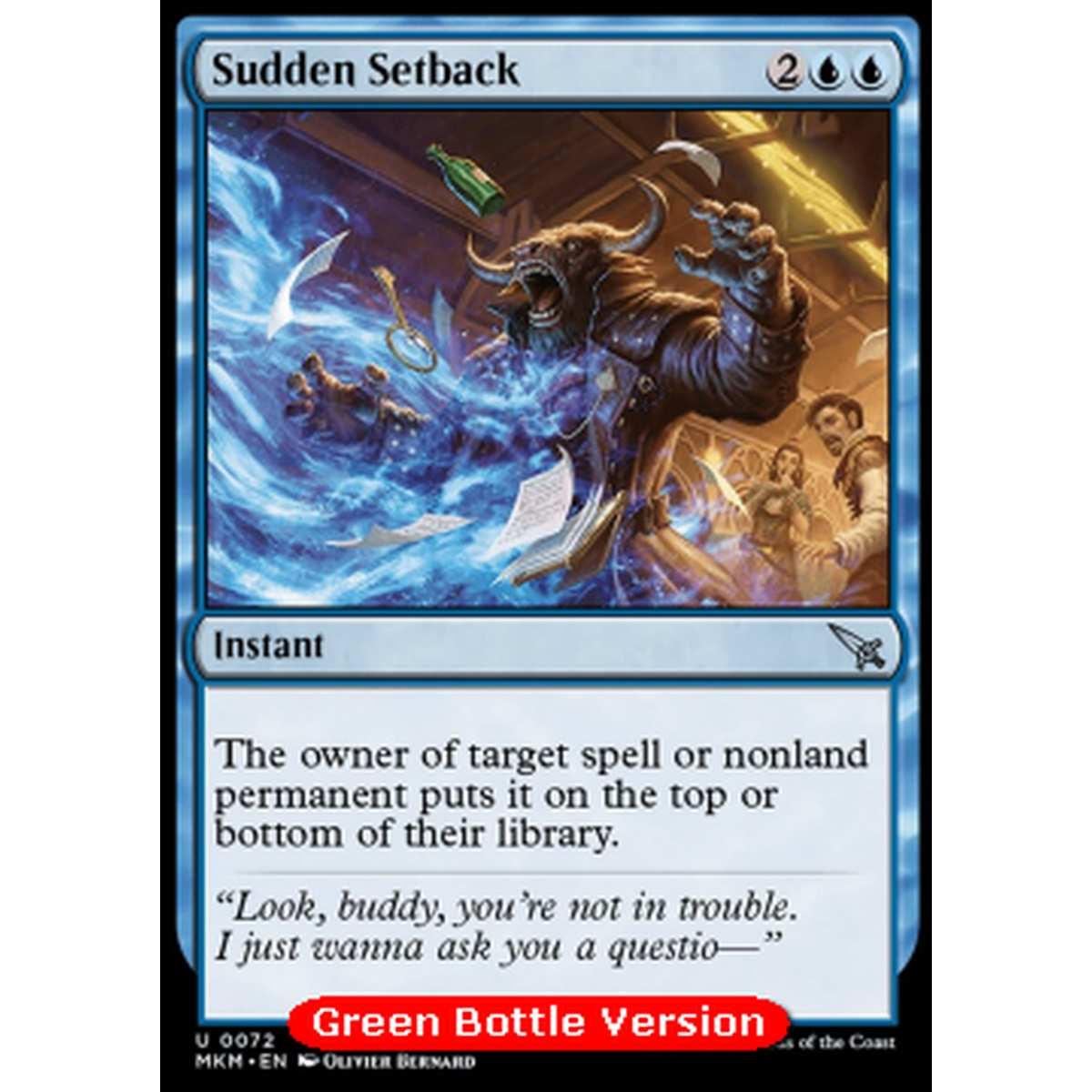 Sudden Setback (V.1) - Sudden Setback (V.1) - [MKM] [NM] [Foil]