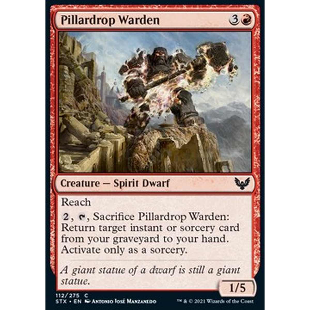 Pillardrop Warden - Guardiano di Piccorupe - [STX] [NM]