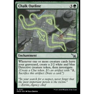 Chalk Outline - Chalk Outline - [MKM] [NM] [Foil]