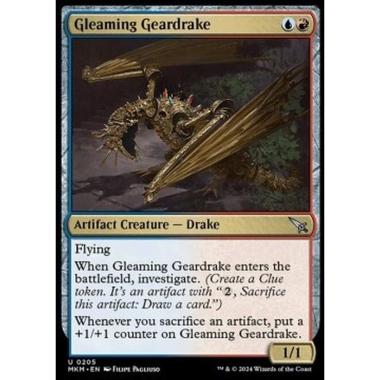 Gleaming Geardrake - Gleaming Geardrake - [MKM] [NM] [Foil]