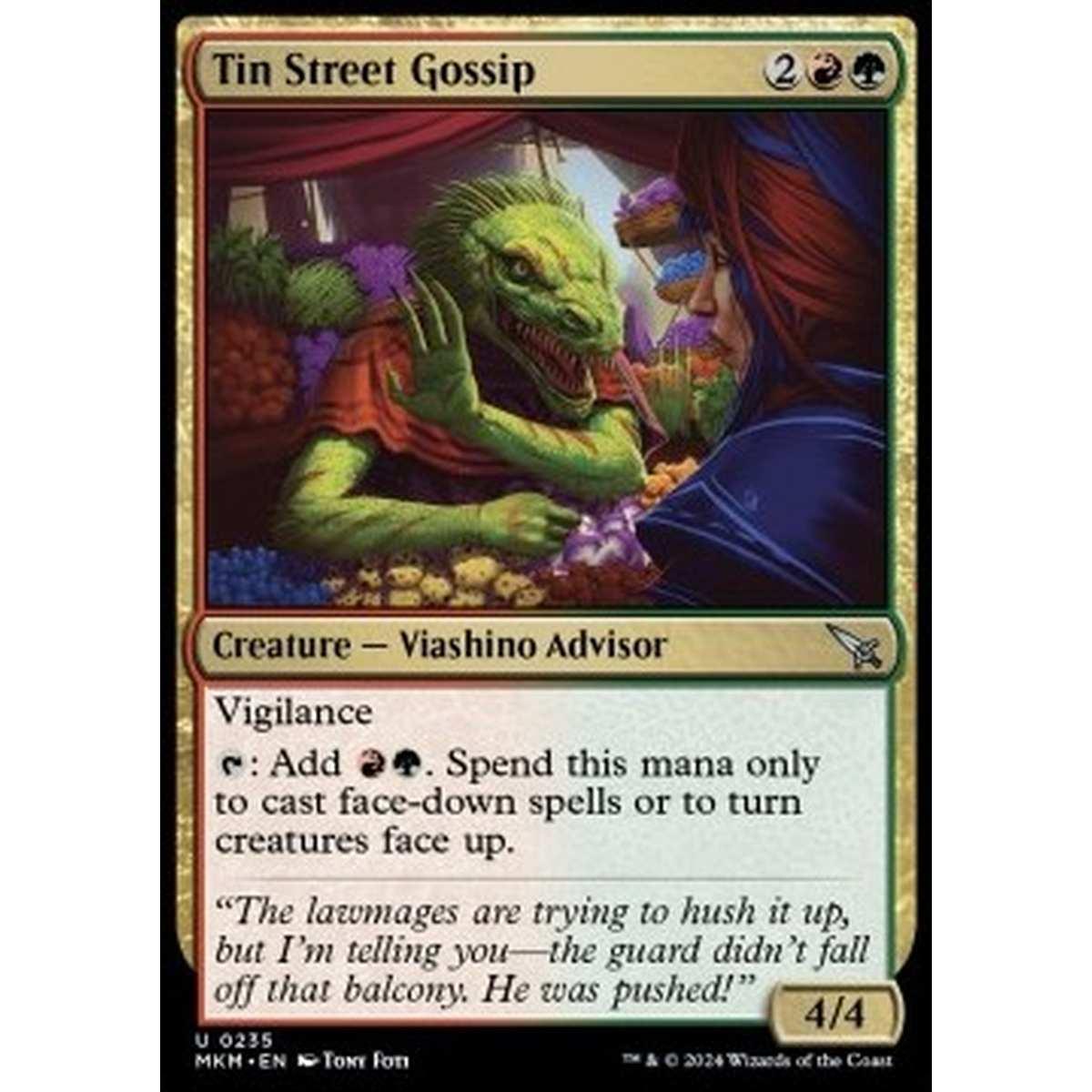 Tin Street Gossip - Tin Street Gossip - [MKM] [NM] [Foil]
