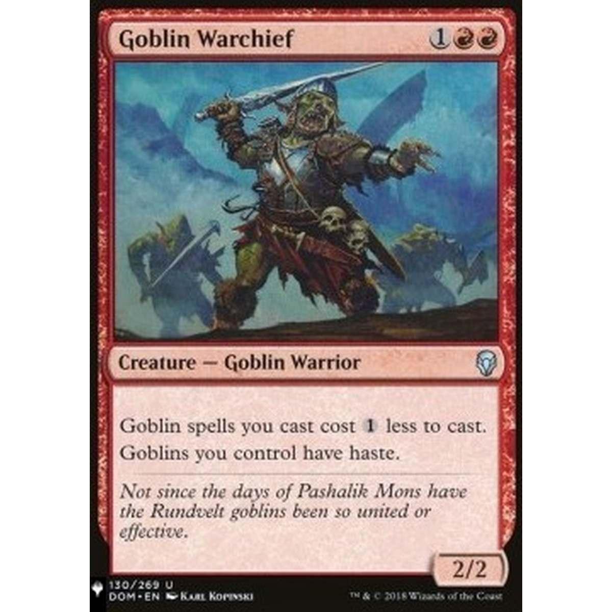 Goblin Warchief - Goblin Warchief - [ZNL] [NM]
