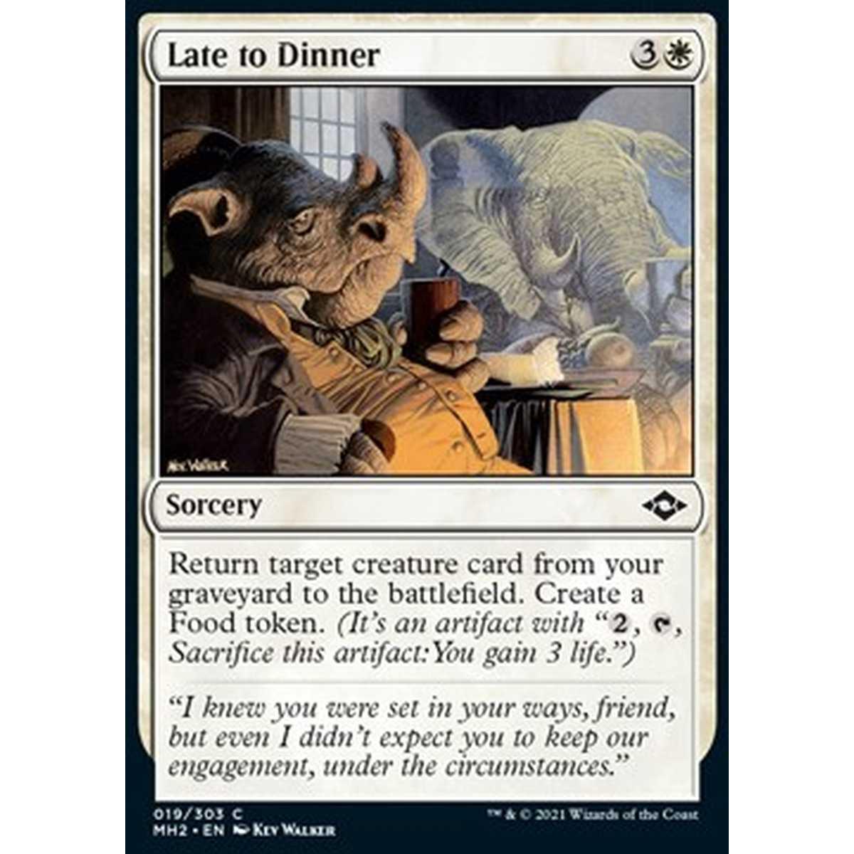 Late to Dinner - Late to Dinner - [MH2] [NM] [Foil]