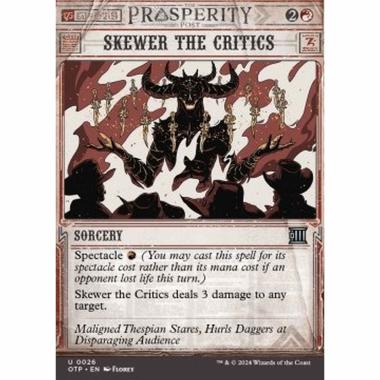 Skewer the Critics - Skewer the Critics - [OTP] [NM]