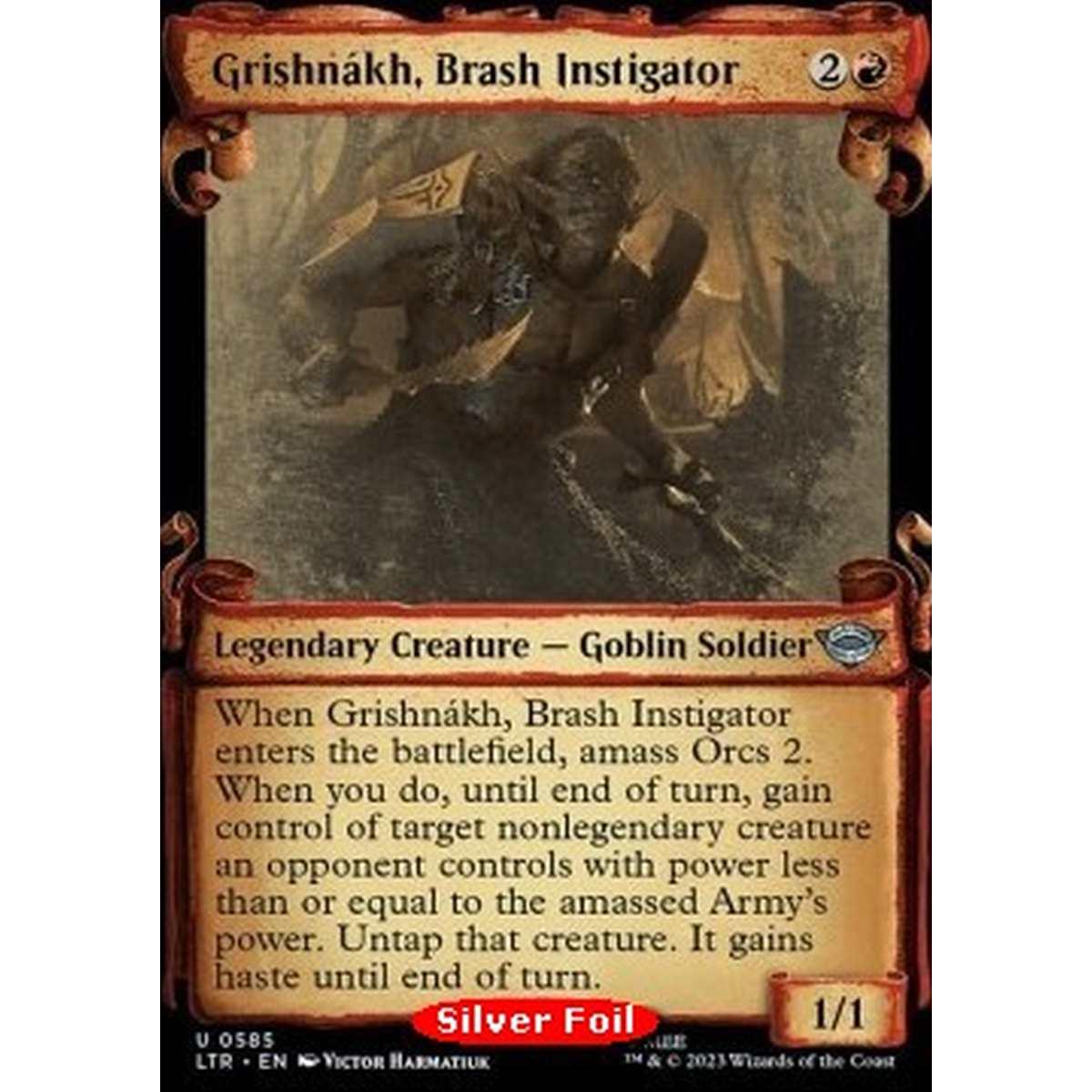 GrishnÃ¡kh, Brash Instigator (V.2) - GrishnÃ¡kh, Brash Instigator (V.2) - [LTRH] [NM] [Foil]