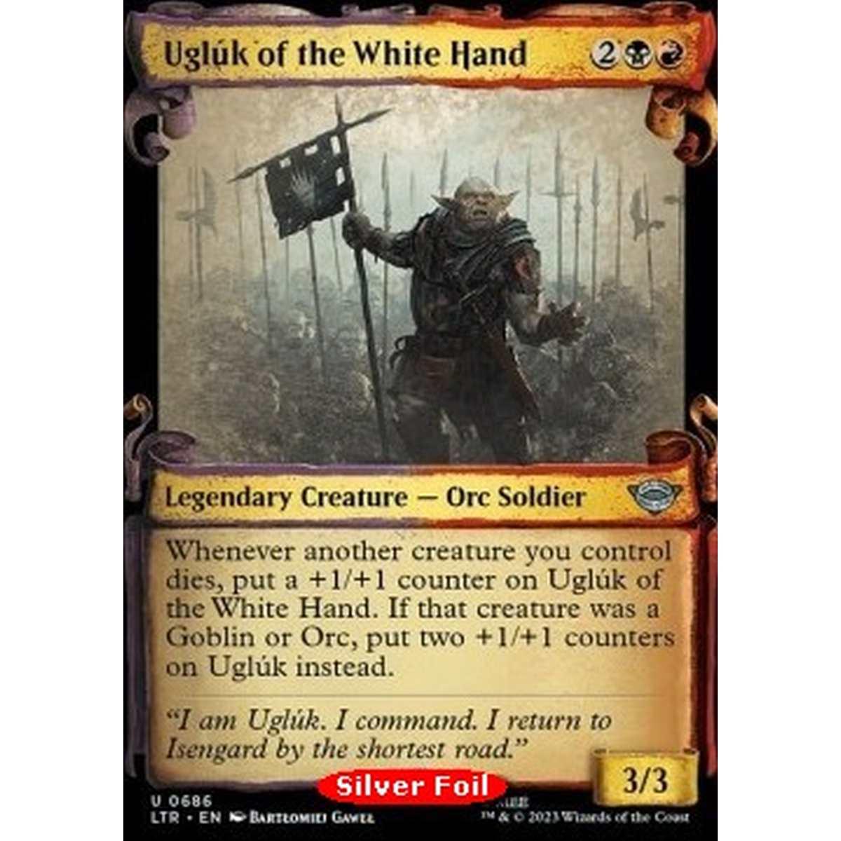 UglÃºk of the White Hand (V.2) - UglÃºk of the White Hand (V.2) - [LTRH] [NM] [Foil]