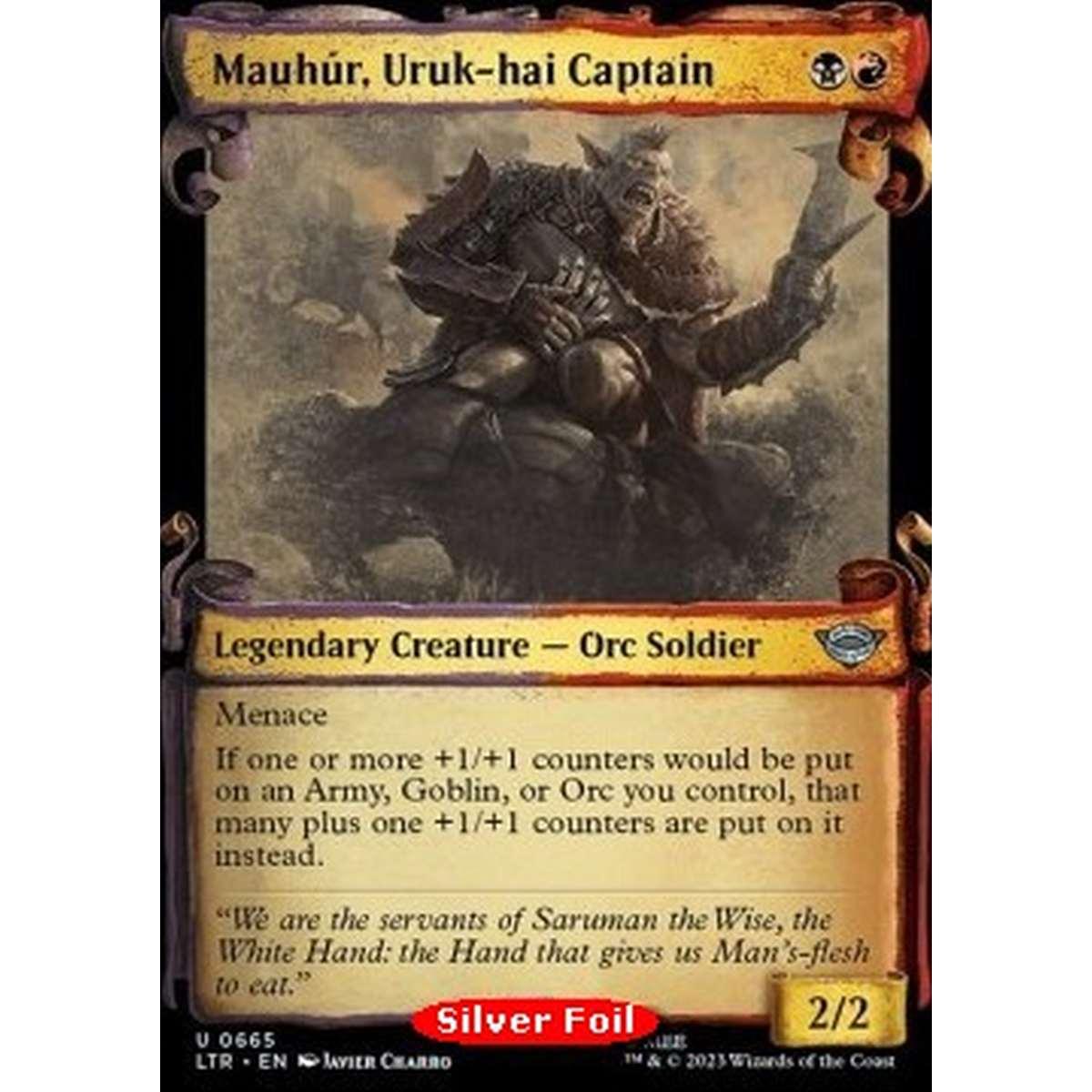 Mauhúr, Uruk-hai Captain (V.2) - Mauhúr, Uruk-hai Captain (V.2) - [LTRH] [NM] [Foil]