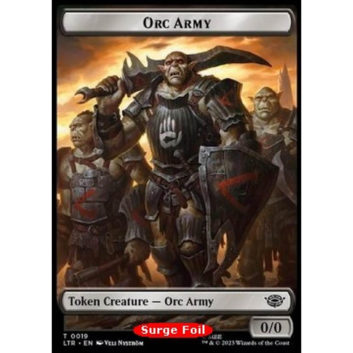 Orc Army Token (B 0/0) // Food Token (V.4) - Orc Army Token (B 0/0) // Food Token (V.4) - [LTRH] [NM] [Foil]