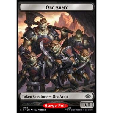 Orc Army Token (B 0/0) // Food Token (V.1) - Orc Army Token (B 0/0) // Food Token (V.1) - [LTRH] [NM] [Foil]