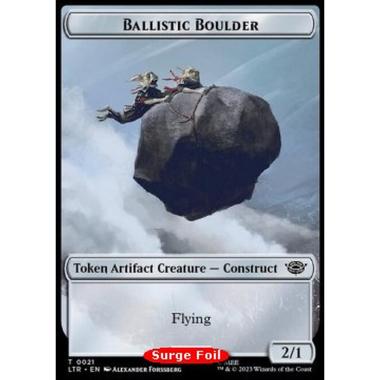 Ballistic Boulder Token (A 2/1) // Food Token (V.1) - Ballistic Boulder Token (A 2/1) // Food Token (V.1) - [LTRH] [NM] [Foil]